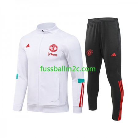 Manchester United Weiß Trainingsanzüge 2023-2024